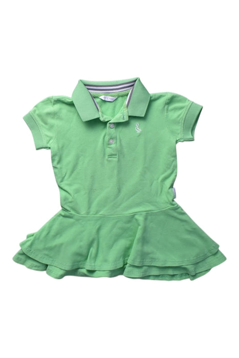 A Green Short Sleeve Dresses from Raph and Remy in size 2T for girl. (Front View)