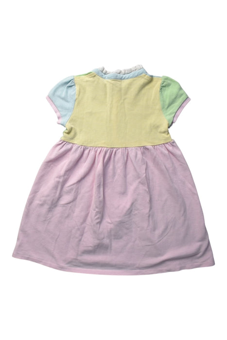 A Multicolour Short Sleeve Dresses from Ralph Lauren in size 5T for girl. (Back View)