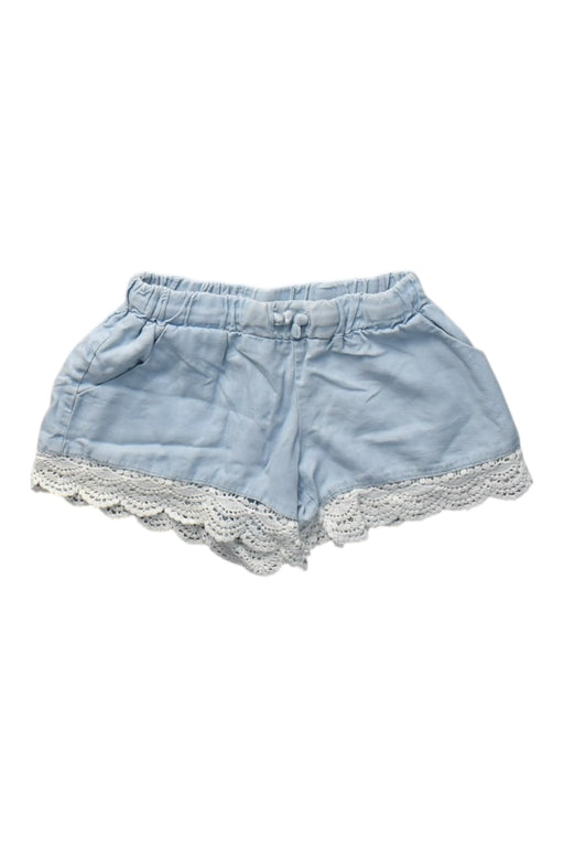 A Blue Shorts from Seed in size 2T for girl. (Front View)