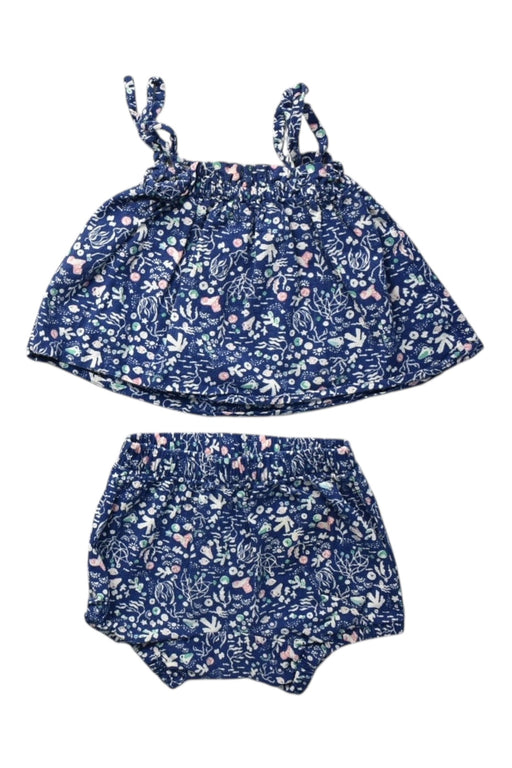 A Multicolour Shorts Sets from Tea in size 12-18M for girl. (Front View)