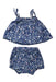 A Multicolour Shorts Sets from Tea in size 12-18M for girl. (Front View)
