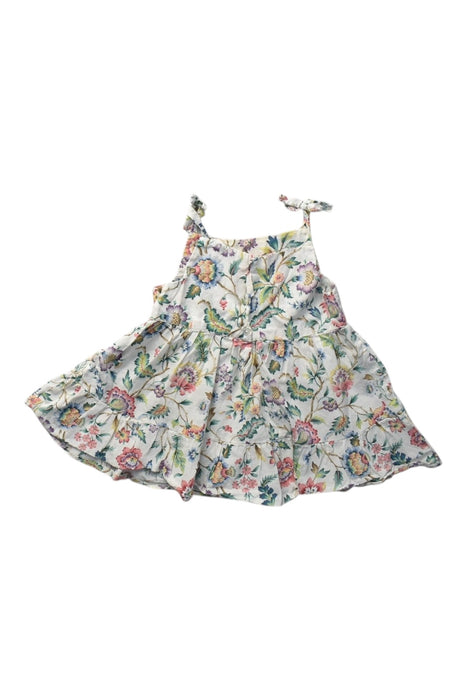 A Multicolour Sleeveless Dresses from Natalys in size 6-12M for girl. (Back View)