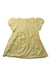 A Yellow Short Sleeve Dresses from Chateau de Sable in size 18-24M for girl. (Front View)