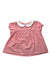 A Pink Short Sleeve Tops from Jacadi in size 12-18M for girl. (Front View)