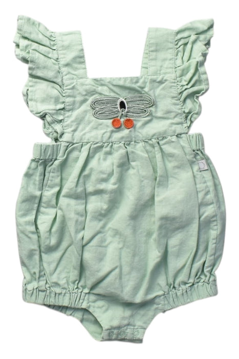 A Green Sleeveless Rompers from Stella McCartney in size 18-24M for girl. (Front View)