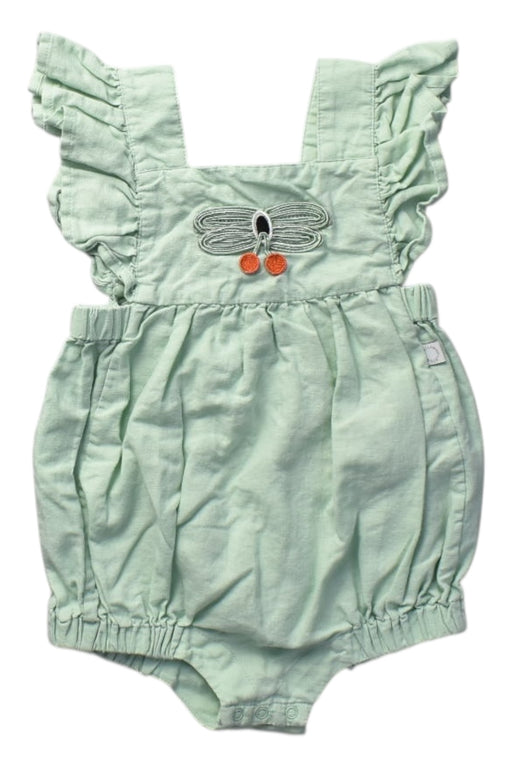 A Green Sleeveless Rompers from Stella McCartney in size 18-24M for girl. (Front View)