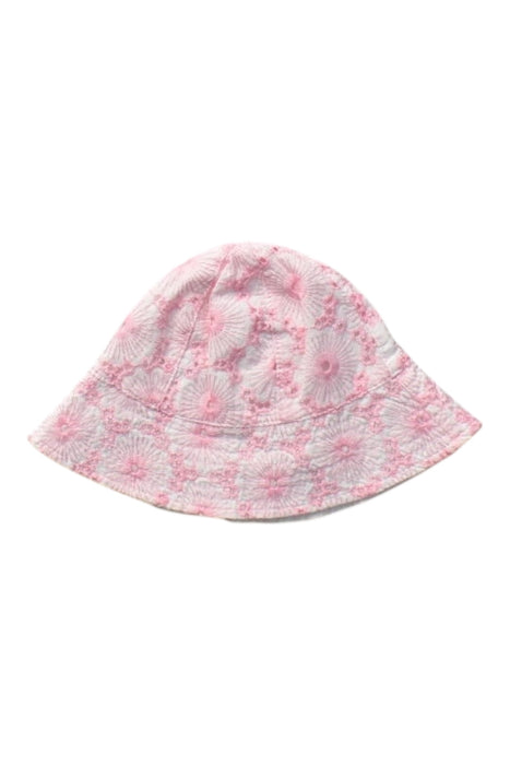 A Pink Sun Hats from Seed in size 12-18M for girl. (Back View)