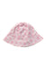 A Pink Sun Hats from Seed in size 12-18M for girl. (Back View)