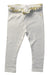 A White Leggings from Petit Bateau in size 12-18M for girl. (Front View)