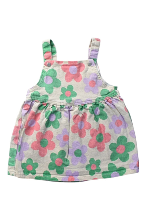 A Multicolour Overall Dresses from Seed in size 2T for girl. (Front View)