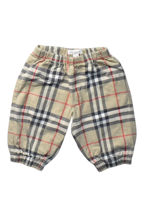 A Multicolour Casual Pants from Burberry in size 6-12M for girl. (Front View)