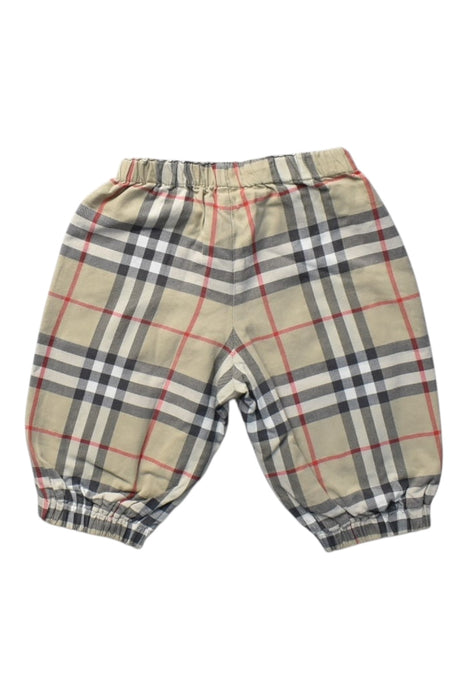 A Multicolour Casual Pants from Burberry in size 6-12M for girl. (Back View)