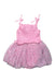 A Pink Sleeveless Dresses from Seed in size 12-18M for girl. (Front View)
