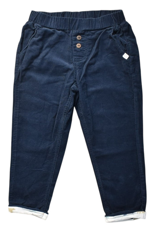 A Navy Casual Pants from Mori in size 2T for boy. (Front View)
