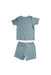 A Blue Shorts Sets from Mori in size 18-24M for boy. (Back View)