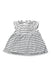 A White Short Sleeve Dresses from Petit Bateau in size 6-12M for girl. (Front View)