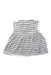 A White Short Sleeve Dresses from Petit Bateau in size 6-12M for girl. (Back View)
