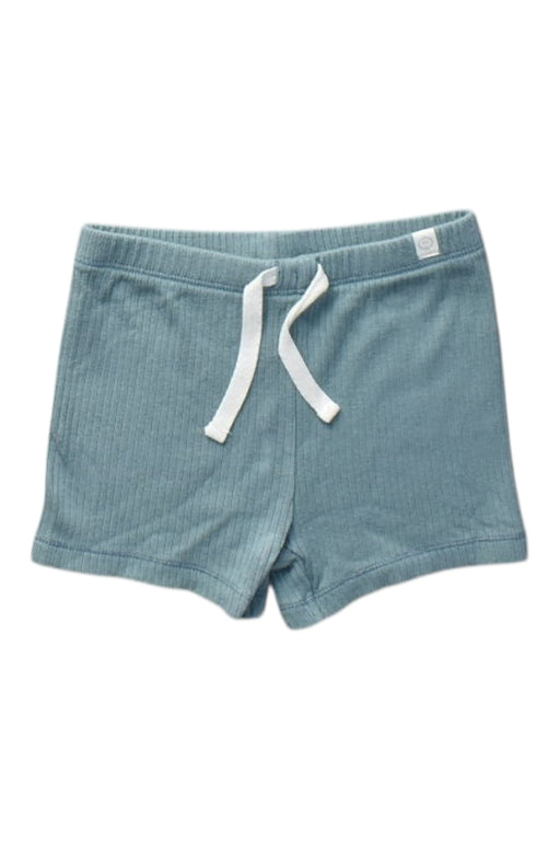 A Blue Shorts from Mori in size 6-12M for boy. (Front View)
