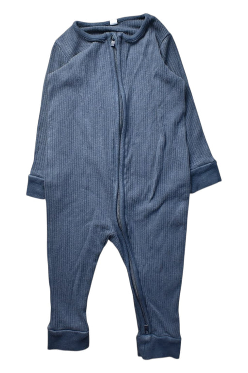 A Blue Onesies from Mori in size 6-12M for boy. (Front View)