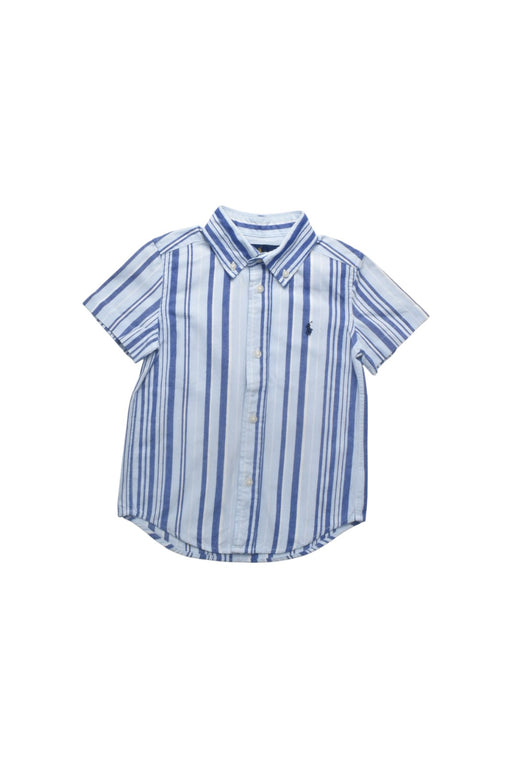 A Blue Short Sleeve Shirts from Ralph Lauren in size 3T for boy. (Front View)