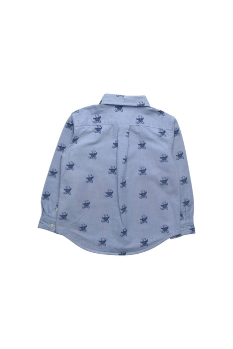 A Blue Long Sleeve Shirts from Ralph Lauren in size 3T for boy. (Back View)