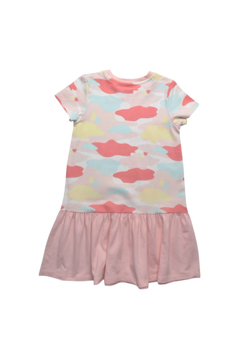 A Multicolour Short Sleeve Dresses from Oeteo in size 3T for girl. (Back View)