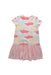 A Multicolour Short Sleeve Dresses from Oeteo in size 3T for girl. (Back View)