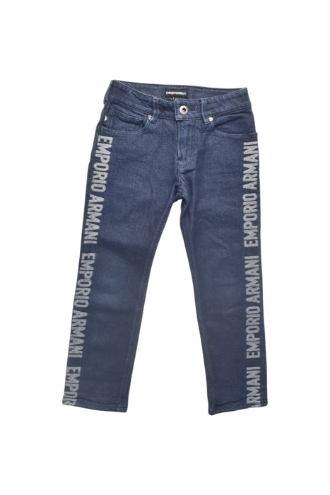 A Blue Jeans from Emporio Armani in size 4T for boy. (Front View)