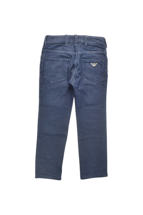 A Blue Jeans from Emporio Armani in size 4T for boy. (Back View)