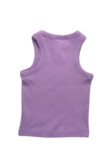 A Purple Sleeveless Tops from Seed in size 2T for girl. (Back View)