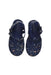 A Navy Sandals from Mini Melissa in size 3T for girl. (Back View)