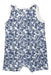 A White Sleeveless Rompers from Petit Bateau in size 3-6M for girl. (Back View)