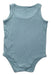 A Blue Sleeveless Bodysuits from Mori in size 6-12M for boy. (Back View)