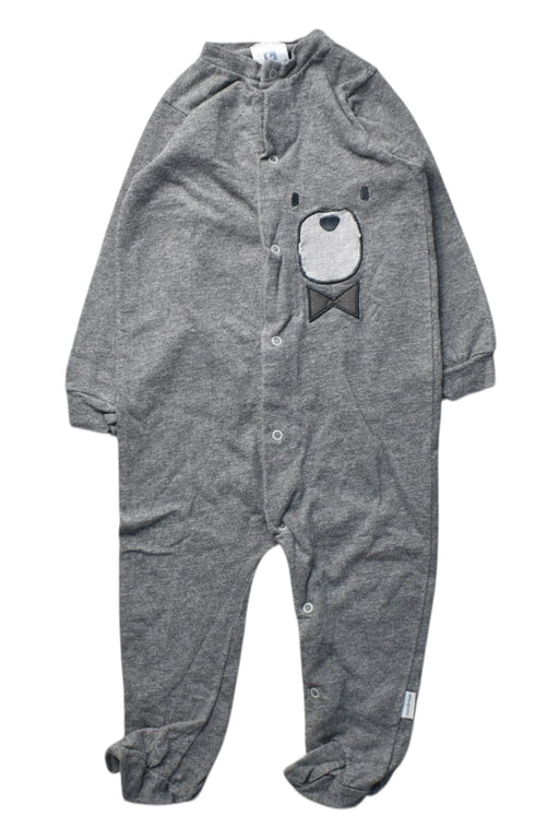 A Grey Onesies from Cambrass in size 3-6M for boy. (Front View)