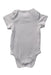 A Beige Short Sleeve Bodysuits from Mori in size Newborn for boy. (Back View)
