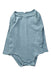 A Blue Long Sleeve Bodysuits from Mori in size 6-12M for boy. (Front View)