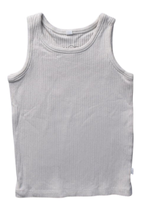 A Grey Sleeveless T Shirts from Mori in size 18-24M for boy. (Front View)