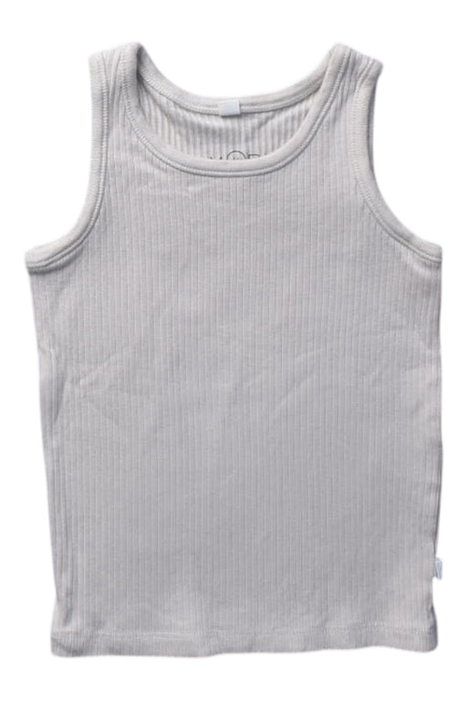 A Grey Sleeveless T Shirts from Mori in size 18-24M for boy. (Front View)
