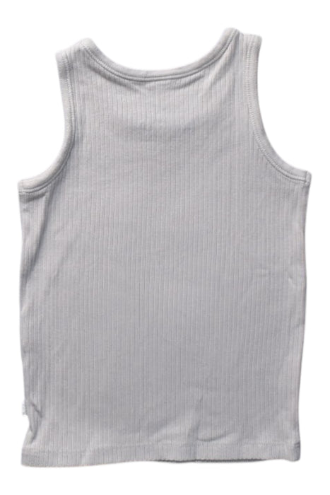 A Grey Sleeveless T Shirts from Mori in size 18-24M for boy. (Back View)