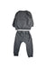 A Black Pants Sets from Mori in size 18-24M for boy. (Back View)