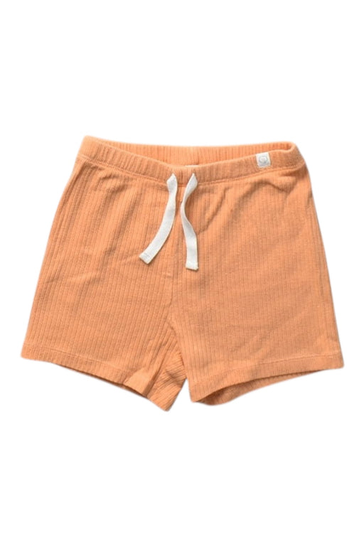 A Peach Shorts from Mori in size 12-18M for girl. (Front View)