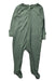 A Green Onesies from Mori in size 6-12M for boy. (Front View)