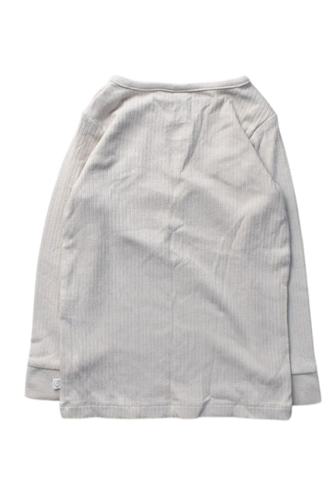 A Grey Long Sleeve T Shirts from Mori in size 12-18M for boy. (Back View)