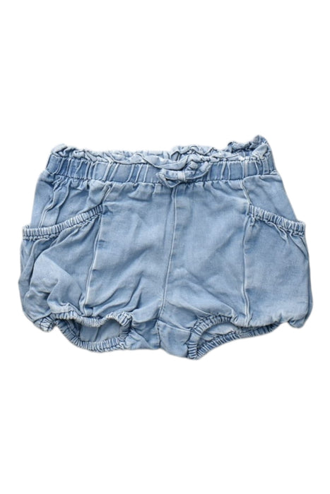 A Blue Bloomers from Seed in size 12-18M for girl. (Front View)