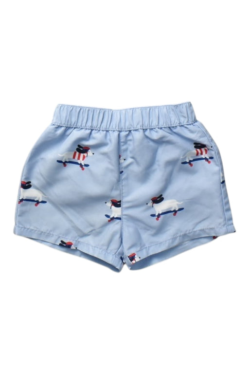 A Blue Shorts from Jacadi in size 3-6M for boy. (Front View)