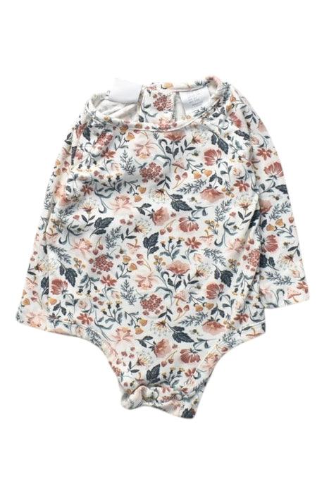 A Multicolour Long Sleeve Bodysuits from Tahari in size 0-3M for girl. (Front View)