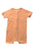A Peach Short Sleeve Rompers from Mori in size 6-12M for boy. (Back View)