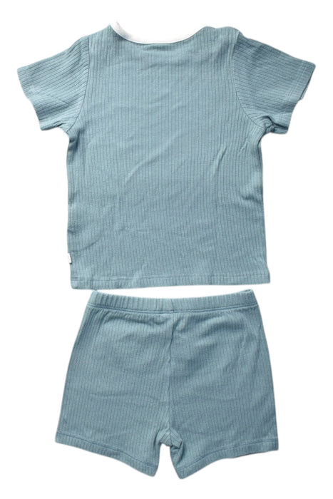 A Blue Shorts Sets from Mori in size 6-12M for boy. (Back View)