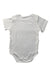 A White Short Sleeve Bodysuits from Mori in size 18-24M for girl. (Back View)