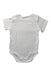 A White Short Sleeve Bodysuits from Mori in size 18-24M for girl. (Back View)